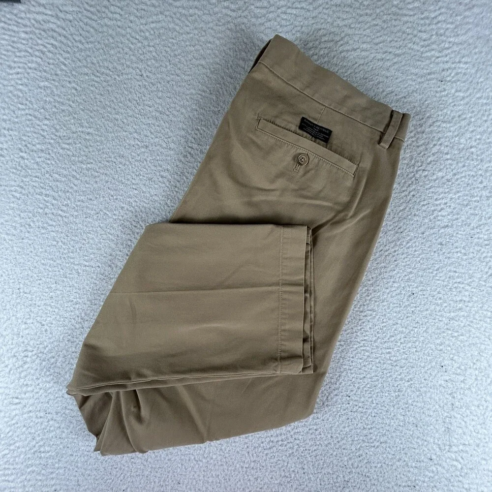 Banana Republic Pants Mens 35x32 Emerson Chino Classic Fit Flat Front